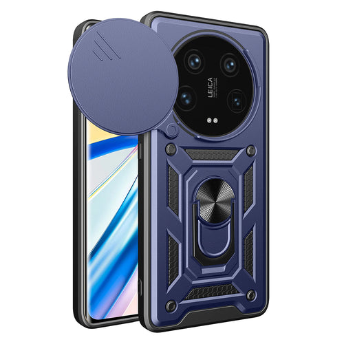 Husa pentru Xiaomi 14 Ultra, Techsuit CamShield Series, albastru
