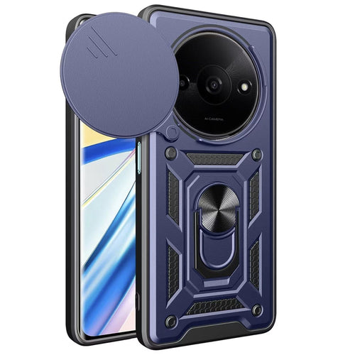 Husa pentru Xiaomi Redmi A3, Techsuit CamShield Series, albastru