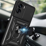 Husa pentru Honor 90 Lite, Techsuit CamShield Series, albastru