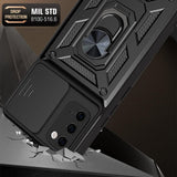 Husa pentru Samsung Galaxy S20, Techsuit CamShield Series, albastru