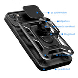Husa pentru iPhone 15 Plus, Techsuit CamShield Series, albastru