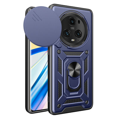 Husa pentru Honor Magic5 Pro, Techsuit CamShield Series, albastru