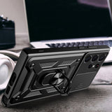 Husa pentru Samsung Galaxy S22 Ultra 5G, Techsuit CamShield Series, albastru