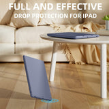 Husa tableta pentru iPad 8 10.2 (2020), Techsuit Flex Trifold (cu Pencil Holder), gri