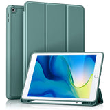 Husa tableta pentru iPad 8 10.2 (2020), Techsuit Flex Trifold (cu Pencil Holder), gri