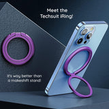 Suport inel Techsuit MagSafe Phone Ring (MPR3), alb