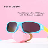 Ochelari de soare Techsuit Kids Polarized Sunglasses (816-C13), polarizati, UV400, negru