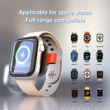 Incarcator wireless Lito Magnetic (LC03), pentru Apple Watch, cu Keyring, Charge On the Go, 5W, 1A, alb
