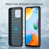 Husa pentru Xiaomi Redmi 10C, Techsuit Carbon Silicone, negru