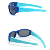 Ochelari de soare Techsuit Kids Polarized Sunglasses (800-C29), polarizati, UV400, bleu;bleumarin