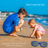 Ochelari de soare Techsuit Kids Polarized Sunglasses (800-C28), polarizati, UV400, bleu;bleumarin