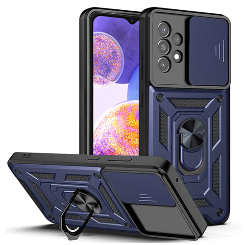 Husa pentru Samsung Galaxy A23, Techsuit CamShield Series, albastru