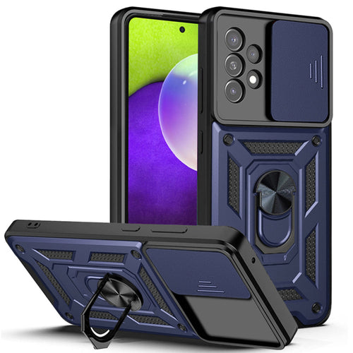Husa pentru Samsung Galaxy A52 5G, Techsuit CamShield Series, albastru