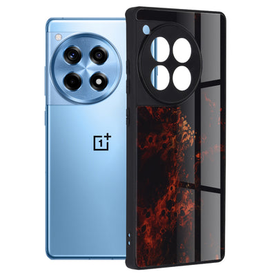Husa pentru OnePlus 12R, Techsuit Glaze Series, rosu