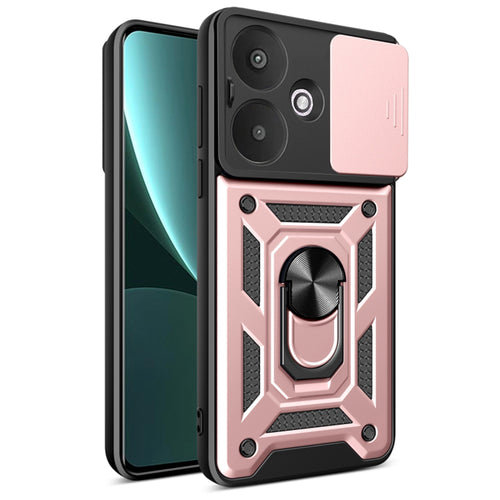 Husa pentru Xiaomi Redmi 13C 5G, Techsuit CamShield Series, roz