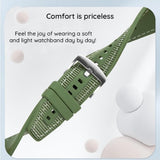Curea pentru Garmin Venu 2, Techsuit Watchband 22mm (W051), gri