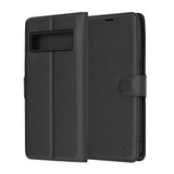 Husa pentru Google Pixel 8 Pro, Techsuit Leather Folio, maro