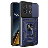 Husa pentru Xiaomi POCO X6 Pro, Techsuit CamShield Series, albastru