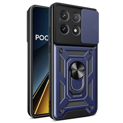 Husa pentru Xiaomi POCO X6 Pro, Techsuit CamShield Series, albastru