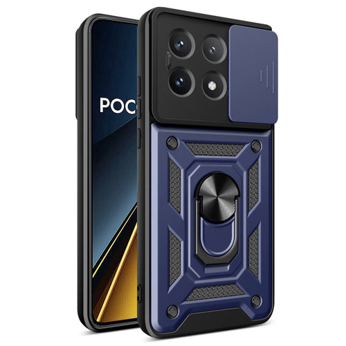 Husa pentru Xiaomi POCO X6 Pro, Techsuit CamShield Series, albastru