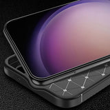 Husa pentru Samsung Galaxy S24, Techsuit CarbonFiber, negru