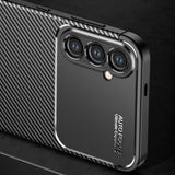 Husa pentru Samsung Galaxy S24, Techsuit CarbonFiber, negru
