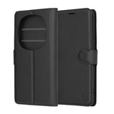 Husa pentru Honor Magic6 Pro, Techsuit Leather Folio, maro