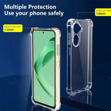 Husa pentru Huawei nova 11 SE, Techsuit Shockproof Clear Silicone, transparenta