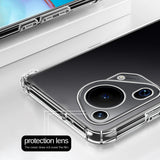 Husa pentru Huawei Pura 70 Ultra, Techsuit Shockproof Clear Silicone, transparenta