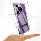 Husa pentru Huawei Pura 70, Techsuit Shockproof Clear Silicone, transparenta