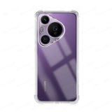 Husa pentru Huawei Pura 70, Techsuit Shockproof Clear Silicone, transparenta
