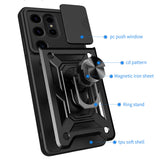 Husa pentru Samsung Galaxy S24 Ultra, Techsuit CamShield Series, albastru