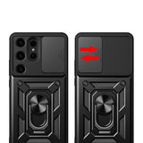 Husa pentru Samsung Galaxy S24 Ultra, Techsuit CamShield Series, albastru