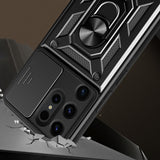 Husa pentru Samsung Galaxy S24 Ultra, Techsuit CamShield Series, albastru