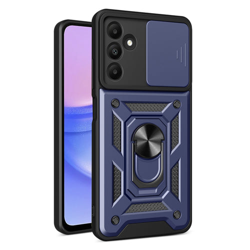 Husa pentru Samsung Galaxy A15 4G, Techsuit CamShield Series, albastru
