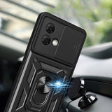 Husa pentru Motorola Moto G84, Techsuit CamShield Series, albastru