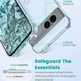 Husa pentru Google Pixel 9 Pro, Techsuit Shockproof Clear Silicone, transparenta
