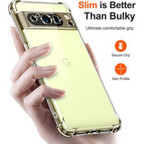 Husa pentru Google Pixel 9 Pro XL, Techsuit Shockproof Clear Silicone, transparenta