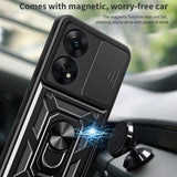 Husa pentru OPPO A78 4G, Techsuit CamShield Series, albastru