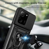 Husa pentru Xiaomi 13T, Techsuit CamShield Series, albastru
