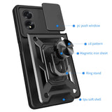 Husa pentru OPPO A38, Techsuit CamShield Series, albastru