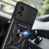 Husa pentru OPPO A38, Techsuit CamShield Series, albastru