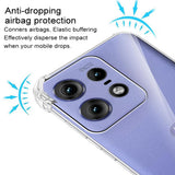 Husa pentru Motorola Edge 50 Pro, Techsuit Shockproof Clear Silicone, transparenta