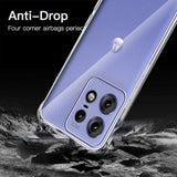 Husa pentru Motorola Edge 50 Pro, Techsuit Shockproof Clear Silicone, transparenta