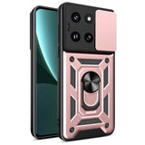 Husa pentru Xiaomi 14, Techsuit CamShield Series, roz