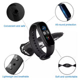 Curea pentru Amazfit Band 5, Techsuit Watchband (W013), albastru