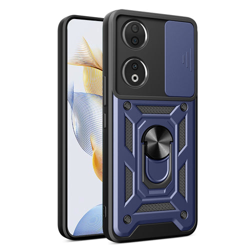Husa pentru Honor 90, Techsuit CamShield Series, albastru
