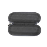Husa de Ochelari Techsuit (ETOV3), cu Zipper, Eco Leather, 160 x 48 x 45mm, Gri