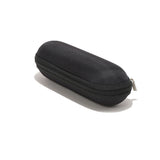 Techsuit Glasses Case (ETOV1), cu Zipper, Eco Leather, 160 x 48 x 45mm, Negru