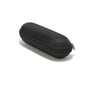 Techsuit Glasses Case (ETOV1), cu Zipper, Eco Leather, 160 x 48 x 45mm, Negru